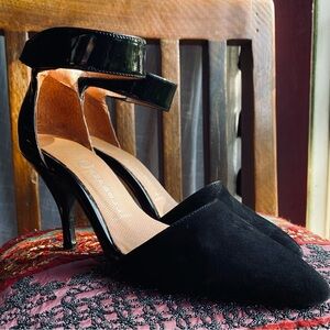 Jeffrey Campbell Patent Leather & Suede Heels Pumps- Size 8